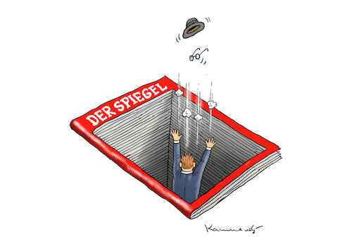 Cartoon: DER SPIEGEL (medium) by marian kamensky tagged der,spiegel,fake,news,lügen,journalismus,claas,relotius,der,spiegel,fake,news,lügen,journalismus,claas,relotius