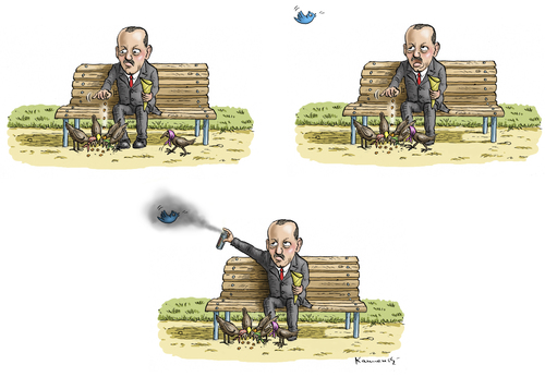 Cartoon: Der tolerante Erdogan (medium) by marian kamensky tagged gewalt,twitter,diktatur,unruhen,türkei,erdogan,facebook,erdogan,türkei,unruhen,diktatur,twitter,gewalt,facebook