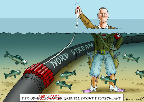 Cartoon: DEUTSCHLAND BEUNRUHIGT (medium) by marian kamensky tagged merkel,seehofer,unionskrise,csu,cdu,flüchtlinge,putin,schloss,meseberg,nord,stream,grenell,merkel,seehofer,unionskrise,csu,cdu,flüchtlinge,putin,schloss,meseberg,nord,stream,grenell