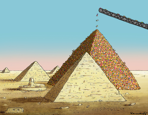 Die größte ägyptische Pyramid Die größte ägyptische Pyramid
