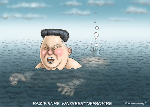 Cartoon: DIE ZERSTÖRUNG DES PAZIFIKS (medium) by marian kamensky tagged obama,trump,präsidentenwahlen,usa,baba,vanga,republikaner,inauguration,demokraten,kim,jong,un,wikileaks,faschismus,obama,trump,präsidentenwahlen,usa,baba,vanga,republikaner,inauguration,demokraten,kim,jong,un,wikileaks,faschismus