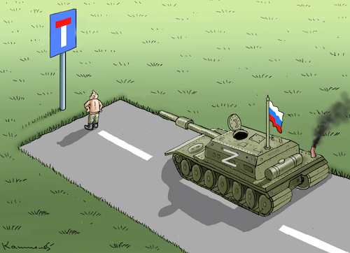 Cartoon: DRECKSACK IN DER SACKGASSE (medium) by marian kamensky tagged putins,bescherung,ukraine,provokation,swift,nato,osterweiterung,putins,bescherung,ukraine,provokation,swift,nato,osterweiterung