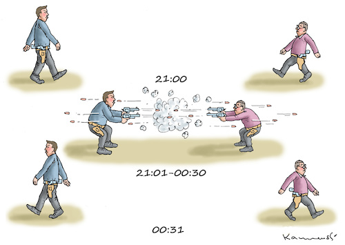 DUELL DER ALFAMÄNNCHEN DUELL DER ALFAMÄNNCHEN