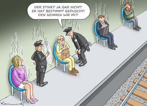 Cartoon: DUSCHSTRAFTÄTER (medium) by marian kamensky tagged scholz,habeck,kanada,wasserstoffabkommen,gasumlage,uniper,scholz,habeck,kanada,wasserstoffabkommen,gasumlage,uniper