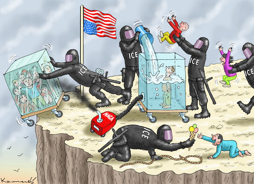 Cartoon: Eiszeit (medium) by marian kamensky tagged musk,trump,zuckerberg,bezos,felon,and,elon,in,panama,zölle,diktator,selenskyj,putin,ukraine,usa,china,handelskrieg,musk,trump,zuckerberg,bezos,felon,and,elon,in,panama,zölle,diktator,selenskyj,putin,ukraine,usa,china,handelskrieg