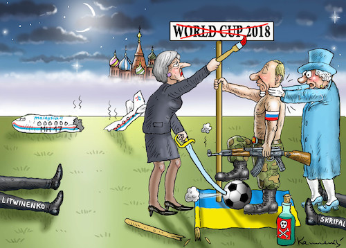 Cartoon: Englische Mädels sind sauer (medium) by marian kamensky tagged theresa,may,putin,sergei,skripal,novichok,russia,kgb,poison,attack,england,agents,theresa,may,putin,sergei,skripal,novichok,russia,kgb,poison,attack,england,agents