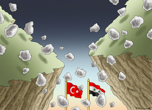 Cartoon: ERDBEBEN (medium) by marian kamensky tagged erdbeben,türkei,syrien,erdbeben,türkei,syrien