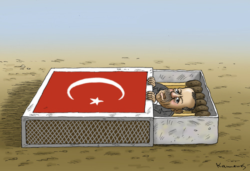 Cartoon: Erdogan (medium) by marian kamensky tagged erdogan,türkei,unruhen,diktatur,erdogan,türkei,unruhen,diktatur