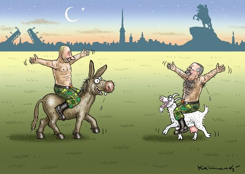 Erdogan trifft Putin Erdogan trifft Putin