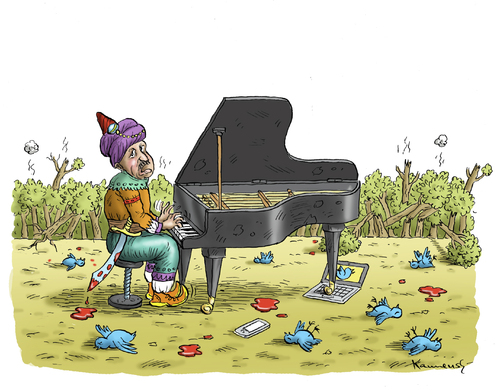 Cartoon: Erdogans Piano (medium) by marian kamensky tagged erdogan,türkei,unruhen,diktatur,twitter,gewalt,facebook,piano,gezi,park,erdogan,türkei,unruhen,diktatur,twitter,gewalt,facebook,piano,gezi,park