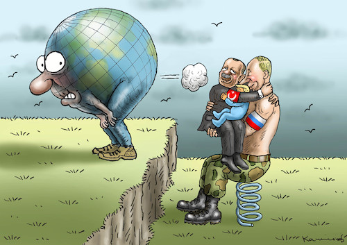 Cartoon: ERTRUMPUTINDOGAN (medium) by marian kamensky tagged selenskyj,ukraine,rüstungsgeld,trump,wahllampfhilfe,joe,biden,amtsenthebungsverfahren,selenskyj,ukraine,rüstungsgeld,trump,wahllampfhilfe,joe,biden,amtsenthebungsverfahren