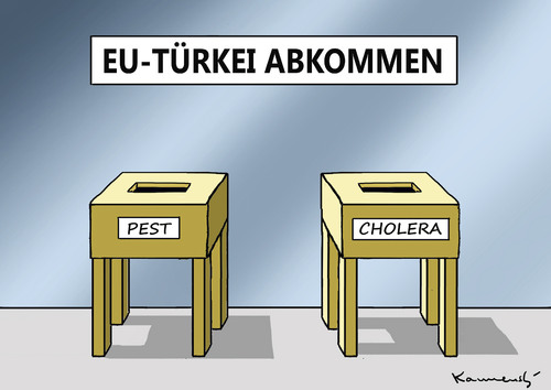 Cartoon: EU TÜRKEI ABKOMMEN (medium) by marian kamensky tagged flüchtlingspolitik,griechenland,eu,österreich,deutschland,türkei,gabrial,schäuble,erbarmumngswürdig,flüchtlingspolitik,griechenland,eu,österreich,deutschland,türkei,gabrial,schäuble,erbarmumngswürdig