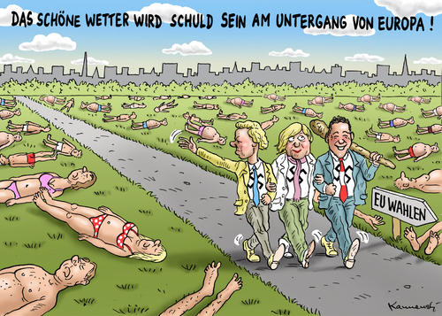 Cartoon: EU Wahlen (medium) by marian kamensky tagged eu,wahlen,rechtsparteien,marie,le,pen,strache,geerd,wilder,eu,wahlen,rechtsparteien,marie,le,pen,strache,geerd,wilder