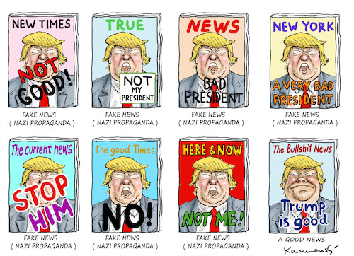 Cartoon: FAKE NEWS (medium) by marian kamensky tagged obama,trump,präsidentenwahlen,usa,baba,vanga,republikaner,demokraten,faschismus,fake,news,obama,trump,präsidentenwahlen,usa,baba,vanga,republikaner,demokraten,faschismus,fake,news