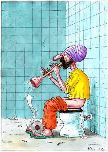 Cartoon: Fakir (medium) by marian kamensky tagged humor