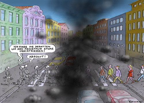 Cartoon: Feinstaub (medium) by marian kamensky tagged umweltverschmutzung,feinstaub,co,ausstoss,umweltverschmutzung,feinstaub,co,ausstoss