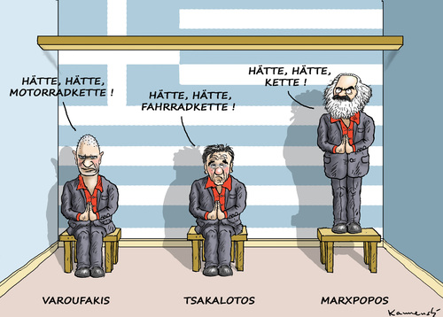 Cartoon: FINANZMINISTERSAGA (medium) by marian kamensky tagged alexis,tsipras,griechenland,rettungsschirm,eu,referendum,tsakalotos,griechowestern,alexis,tsipras,griechenland,rettungsschirm,eu,referendum,tsakalotos,griechowestern