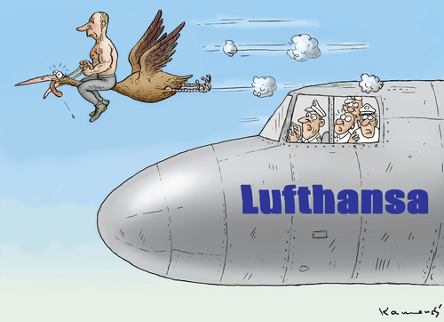 Flugbegleiter Putin