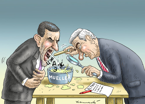 Cartoon: FLYNN REDET MIT MUELLER (medium) by marian kamensky tagged obama,trump,präsidentenwahlen,usa,baba,vanga,republikaner,inauguration,demokraten,flynn,redet,mit,mueller,wikileaks,faschismus,obama,trump,präsidentenwahlen,usa,baba,vanga,republikaner,inauguration,demokraten,flynn,redet,mit,mueller,wikileaks,faschismus