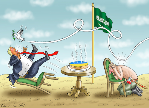 FRIEDENSGESCHPRÄCHE IN SAUDI ARA FRIEDENSGESCHPRÄCHE IN SAUDI ARA