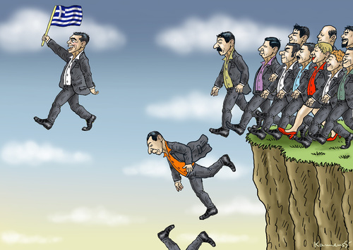 Cartoon: FÜHRER TSIPRAS (medium) by marian kamensky tagged alexis,tsipras,griechenland,rettungsschirm,eu,referendum,griechowestern,alexis,tsipras,griechenland,rettungsschirm,eu,referendum,griechowestern