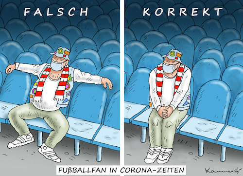 Cartoon: FUSSBALLZUSCHAUER (medium) by marian kamensky tagged coronavirus,epidemie,gesundheit,panik,stillegung,george,floyd,twittertrump,pandemie,coronavirus,epidemie,gesundheit,panik,stillegung,george,floyd,twittertrump,pandemie