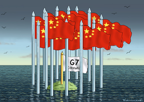 Cartoon: G7 MIT XI-FÜHRUNG (medium) by marian kamensky tagged g7,mit,xi,führung,g7,mit,xi,führung