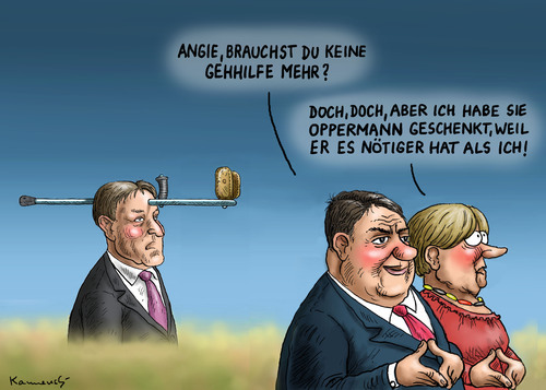 Cartoon: GEHHIRNHILFE FÜR OPPERMANN (medium) by marian kamensky tagged edathy,kinderpornoskandal,firedrich,gabriel,merkel,groko,oppermann,staatsanwaltschaft,edathy,kinderpornoskandal,firedrich,gabriel,merkel,groko,oppermann,staatsanwaltschaft