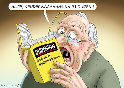 Cartoon: GENDERWAHNSINN IM DUDEN (medium) by marian kamensky tagged us,wahlen,joe,biden,trump,corona,kapitol,putsch,bob,woodward,harris,pence,astra,seneca,us,wahlen,joe,biden,trump,corona,kapitol,putsch,bob,woodward,harris,pence,astra,seneca