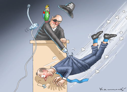 Cartoon: GENERALDEBATTE SCHOLZ-MERZ (medium) by marian kamensky tagged generaldebatte,mit,scholz,und,merz,generaldebatte,mit,scholz,und,merz