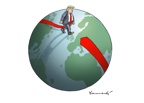 Cartoon: GLOBETRUMP (medium) by marian kamensky tagged obama,trump,präsidentenwahlen,usa,baba,vanga,republikaner,inauguration,demokraten,fbi,james,comey,wikileaks,faschismus,obama,trump,präsidentenwahlen,usa,baba,vanga,republikaner,inauguration,demokraten,fbi,james,comey,wikileaks,faschismus