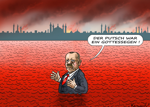 Cartoon: GOTTGESEGNETER ERDOWAHN (medium) by marian kamensky tagged gottgesegneter,erdowahn,gottgesegneter,erdowahn