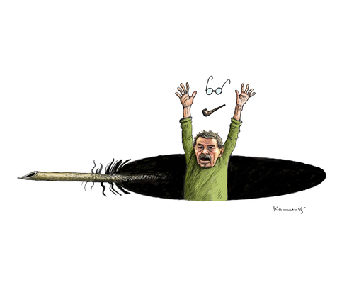 Cartoon: Günter Grass in der Tinte (medium) by marian kamensky tagged günter,grass,iranfreund,tote,juden,deutschen,nobel,preis,günter grass,isreal gedicht,juden,günter,grass,isreal,gedicht