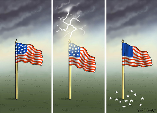 Cartoon: HAKENBLITZ (medium) by marian kamensky tagged obama,trump,präsidentenwahlen,usa,baba,vanga,republikaner,demokraten,tv,duell,versus,clinton,supermond,faschismus,obama,trump,präsidentenwahlen,usa,baba,vanga,republikaner,demokraten,tv,duell,versus,clinton,supermond,faschismus