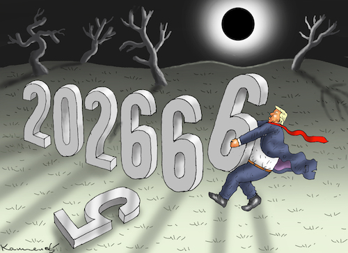 Cartoon: HAPPY NEW YEAR 2026 (medium) by marian kamensky tagged happy,new,year,2026,happy,new,year,2026