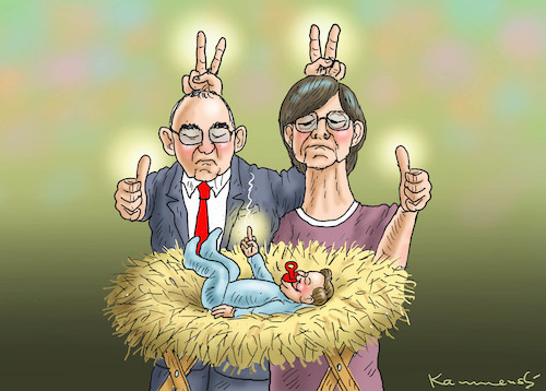 Cartoon: HARMONISCHE SPD-IDYLLE (medium) by marian kamensky tagged groko,spd,parteitag,schulz,würselen,merkel,andrea,nahles,scholz,hessen,wahlen,akk,kühnert,bremen,rezo,groko,spd,parteitag,schulz,würselen,merkel,andrea,nahles,scholz,hessen,wahlen,akk,kühnert,bremen,rezo