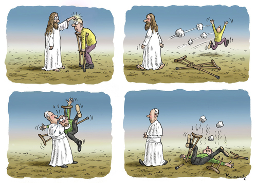 Cartoon: Heiler Bergoglio (medium) by marian kamensky tagged christus,jesus,heilung,bergoglio,papstwahl,konklave,kirche,katholische,vatikan,benedikt,papstrücktritt,papstrücktritt,benedikt,vatikan,katholische,kirche,konklave,papstwahl,bergoglio,heilung,jesus,christus