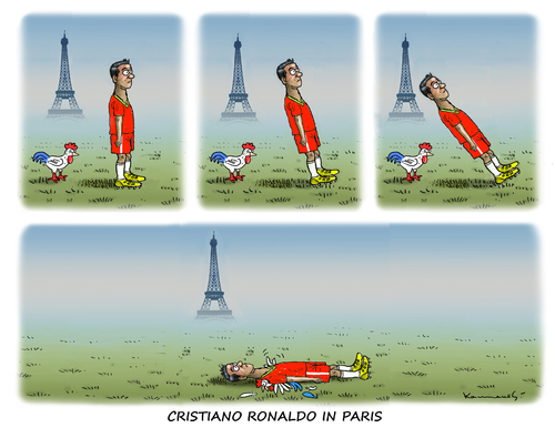 Cartoon: Held Cristiano Ronaldo (medium) by marian kamensky tagged em,in,frankreich,portugal,cristiamo,ronaldo,terrorgefahr,is,sicherheit,em,in,frankreich,portugal,cristiamo,ronaldo,terrorgefahr,is,sicherheit