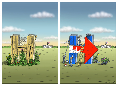 Cartoon: HILARIOUS HILLARY (medium) by marian kamensky tagged kandidatin,hillary,clinton,kandidatin,hillary,clinton