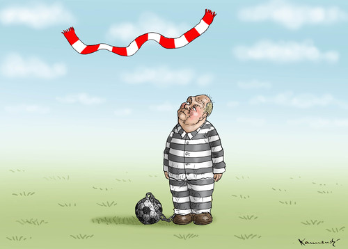 Cartoon: HOENESS FOR PRESIDENT (medium) by marian kamensky tagged hoeness,fc,bayern,präsident,hoeness,fc,bayern,präsident