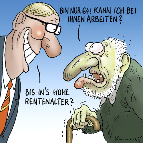 Hohes Rentenalter Hohes Rentenalter