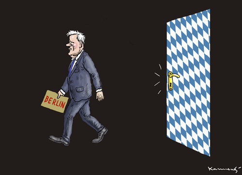 Cartoon: HORST SCHAFFT DAS (medium) by marian kamensky tagged horst,seehofer,bayern,berlin,csu,horst,seehofer,bayern,berlin,csu