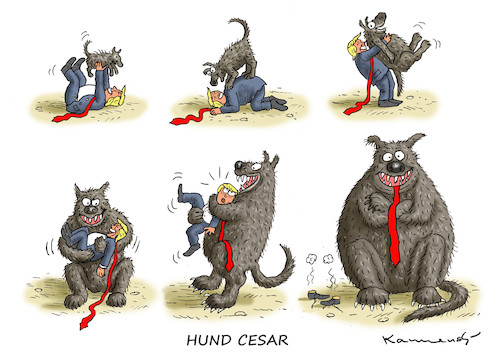 Cartoon: HUND CESAR (medium) by marian kamensky tagged obama,trump,präsidentenwahlen,usa,baba,vanga,republikaner,inauguration,demokraten,wikileaks,faschismus,briefbomben,für,jamal,khashoggi,cesar,obama,trump,präsidentenwahlen,usa,baba,vanga,republikaner,inauguration,demokraten,wikileaks,faschismus,briefbomben,für,jamal,khashoggi,cesar