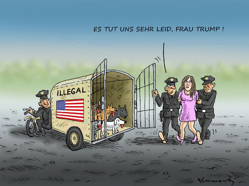 Illegale Melania Trump