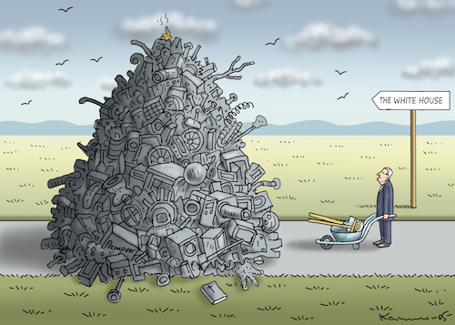 Cartoon: JOE BIDEN (medium) by marian kamensky tagged us,wahlen,joe,biden,trump,corona,bob,woodward,harris,pence,us,wahlen,joe,biden,trump,corona,bob,woodward,harris,pence