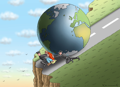 Cartoon: KAKTUS CARTOON AWARD GEWONNEN (medium) by marian kamensky tagged sauberes,deutschland,klimaziel,sauberes,deutschland,klimaziel