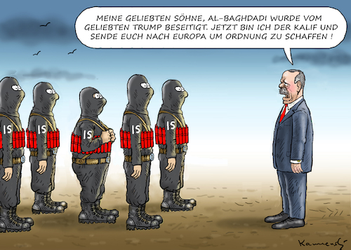 Cartoon: KALIF ERDOWAHN (medium) by marian kamensky tagged afrin,kurden,erdogan,syrien,aramenien,genozid,präsidentenwahlen,türkeiwahlen,kurdistan,trump,is,afrin,kurden,erdogan,syrien,aramenien,genozid,präsidentenwahlen,türkeiwahlen,kurdistan,trump,is