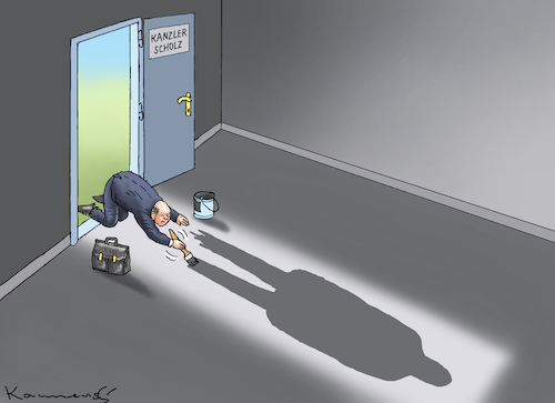 KANZLER SCHOLZ GEHT KANZLER SCHOLZ GEHT