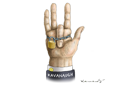 Cartoon: KAVANAGH SCHWÖRT (medium) by marian kamensky tagged obama,trump,präsidentenwahlen,usa,baba,vanga,republikaner,inauguration,demokraten,wikileaks,faschismus,manafort,cohen,hurrikan,florence,kavanaugh,obama,trump,präsidentenwahlen,usa,baba,vanga,republikaner,inauguration,demokraten,wikileaks,faschismus,manafort,cohen,hurrikan,florence,kavanaugh