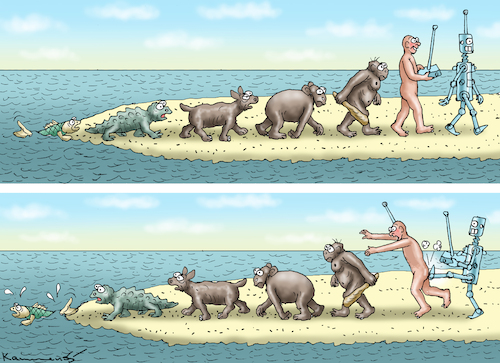 Cartoon: KI IST NICHT DUMM (medium) by marian kamensky tagged ki,ist,nicht,dumm,ki,ist,nicht,dumm